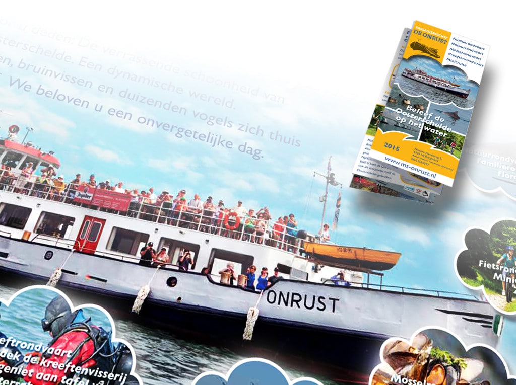 de Onrust – folder rondvaarten