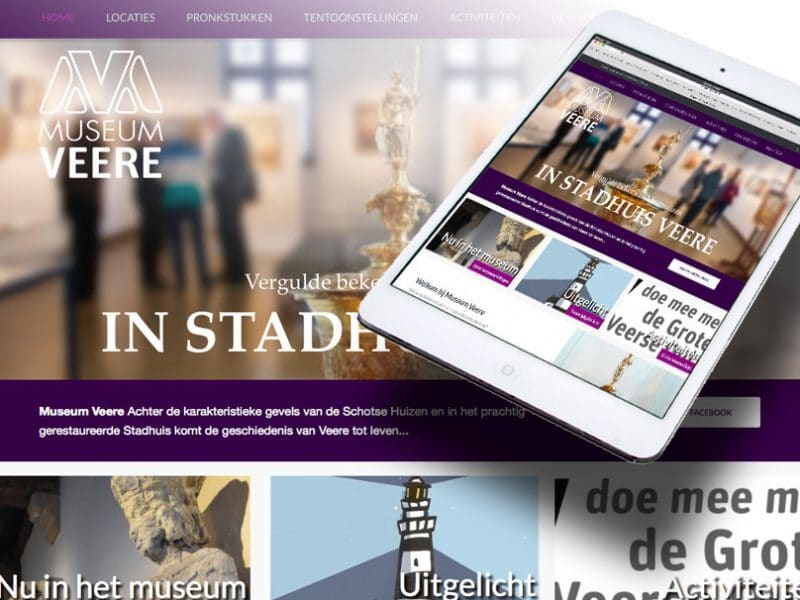 Website Zeeuws Museum. Webdesign door La Dolce Vita webdesign Zeeland