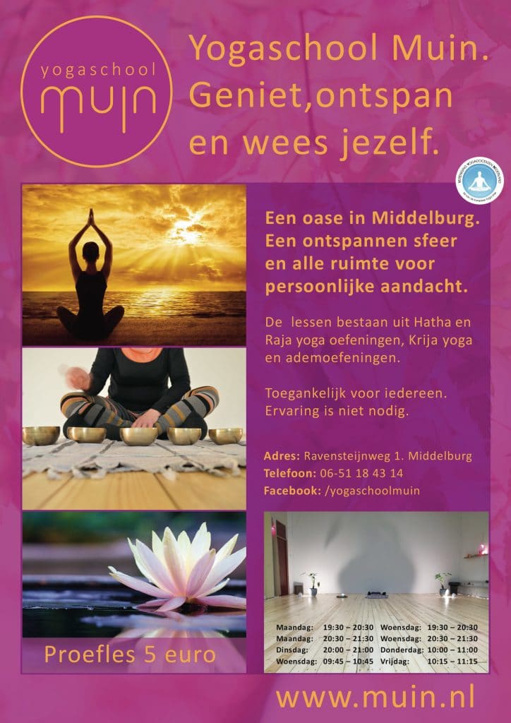 Logo, Huisstijl, Webdesign Yogaschool Muin
