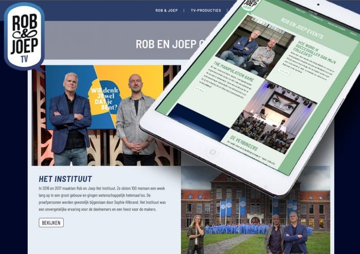 Webdesign Rob Urgert & Joep van Deudekom - Reclamebureau La Dolce Vita