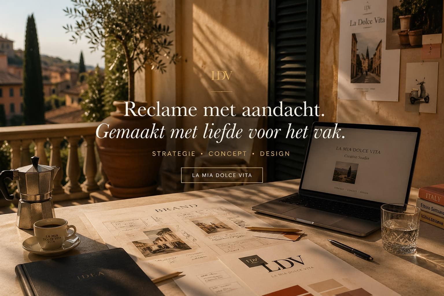Grafisch ontwerp en Webdesign La Dolce Vita Middelburg